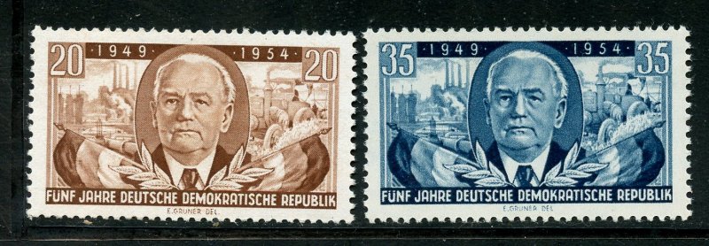 Germany, DDR # 224-5, Mint Never Hinge. CV $ 4.00