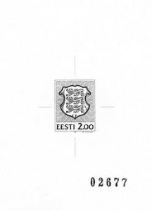 Estonia 1991 Numbered lux-block Metallography (intaglio) with water marks MNH