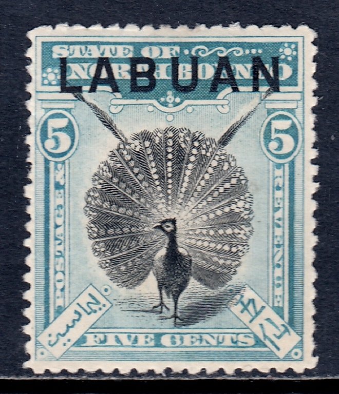 Labuan - Scott #77 - MH - Thin - SCV $27