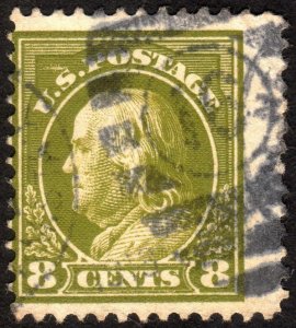 1912, US 8c, Franklin, Used, Sc 414