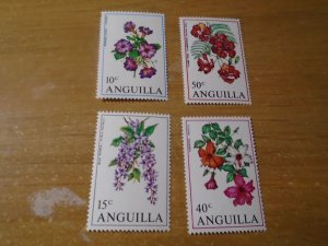 Anguilla  #  87-90  MNH