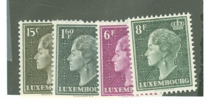 Luxembourg #250/56/59-60  Single