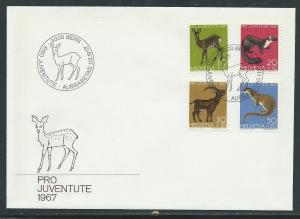 Switzerland B370-3 1967 Pro Juven UA FDC