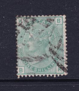 Great Britain a 1/- QV plate 11 used