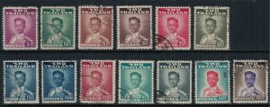 Thailand #283-94  CV $12.65