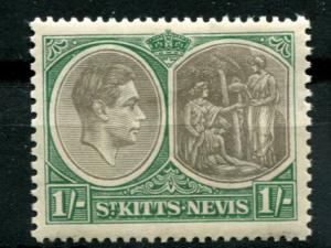 St.Kitts-Nevis   86a Mint OG 1938 1sh Medicinal Spring