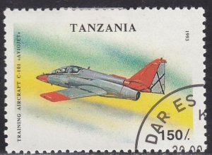 Tanzania 1165 Aircraft 1993