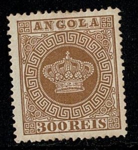 Angola #9 MHH 300r crown