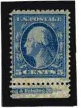 335 Washington 1908 Mint & Never Hinged Phil. Cert.
