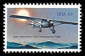 PCBstamps   US #1710 13c Lindbergh's Flight, MNH, (21)