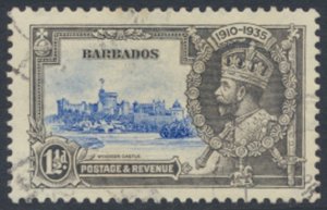 Barbados  SC# 187   SG 242   Used / FU  Silver Jubilee  see details & scans 