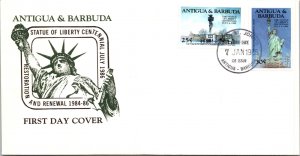 Antigua, Worldwide First Day Cover, Americana