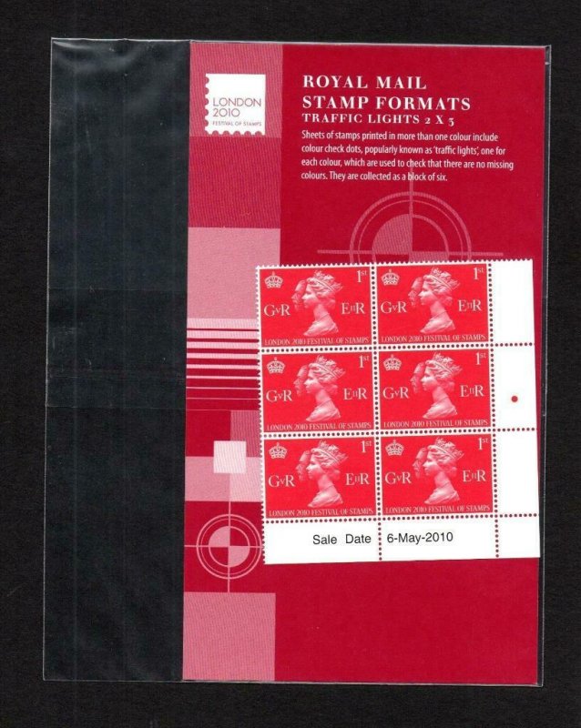 2010 FESTIVAL OF STAMPS/GEORGE V (TRAFFIC LIGHT BLOCK) FORMAT PACK