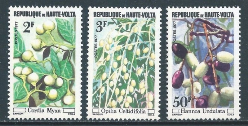 Burkina Faso #423-4,427 NH Indigenous Fruit