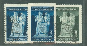 Yugoslavia #187-9 Used