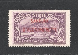 Alexandretta #3    F/VF, Unused, No Gum, VLH, CV $4.50 .....  0120002