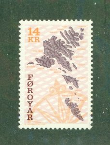 FAROE ISLANDS 343 MNH CV $3.75 BIN $2.00