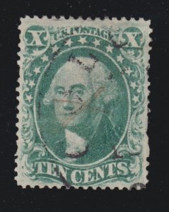 US 33 10c Washington Used F-VF SCV $180 (012)