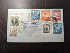 1935 Chile Airmail Cover Valparaiso to Berlin Steglitz Germany