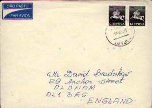 Lithuania, Horses, Airmail