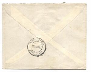 HH66 1933 SOUTHERN RHODESIA AIRMAIL *Queque* CDS Commercial Cover London