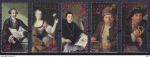 Stamps of Slovenia 2021-300th Anniversary of the Birth of the Artist F. Bergant