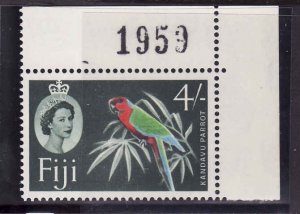 Fiji-Sc#173-unused NH -4sh Parrot-Birds-1959-63-