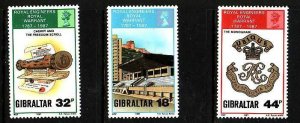 Gibraltar-Sc#505-7- id5-unused NH set-Military-Royal Engineers-1987-