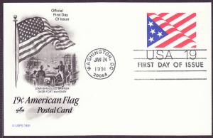 UX153 Flag Artcraft FDC