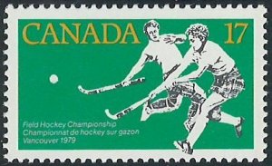 Scott: 834 Canada - Women's Field Hockey - MNH