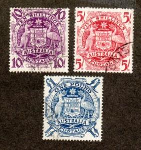 Australia # 218-220 Used!