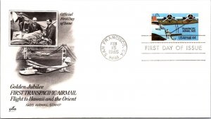 FDC 1985 SC #C115 Artcraft Cachet - San Francisco CA - Single - J2956