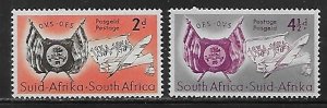South Africa 198-9 1954 100th Orange Free State set MNH