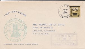 Philippines #N28, Censored Cover, Special Cancel