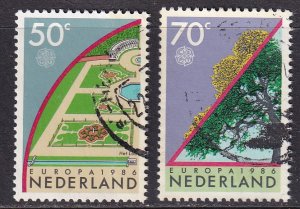 Netherlands (1986) #679-80 used