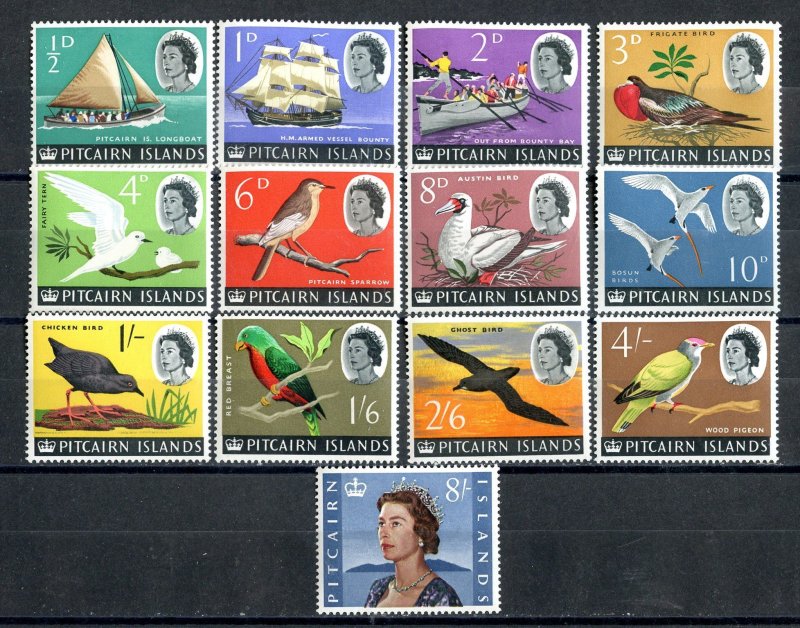 1964 Pitcairn Sc# 39-51 MNH** cv $12 ( 8098 BCXX )