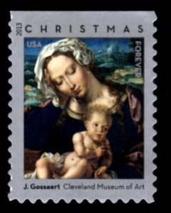 2013 46c Christmas Madonna & Child by Jan Gossaert Scott 4815 Mint F/VF NH