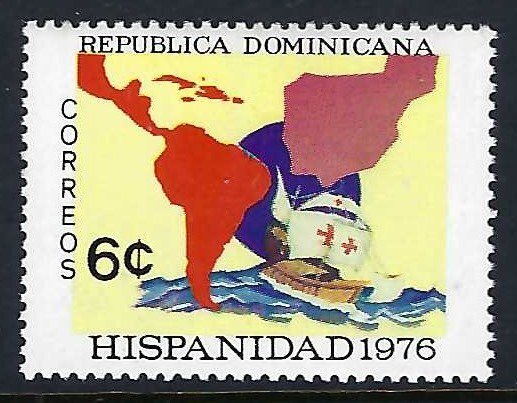 Dominican Republic 774 MNH MAP COLUMBUS L847-4