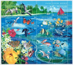 COCOS (KEELING) ISLANDS 1999 Flora & Fauna Sheet; Scott 331; MNH