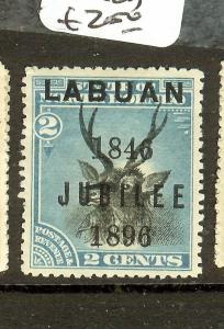 LABUAN (B0802) 2C  JUBILEE  DEER  SG84  MOG 