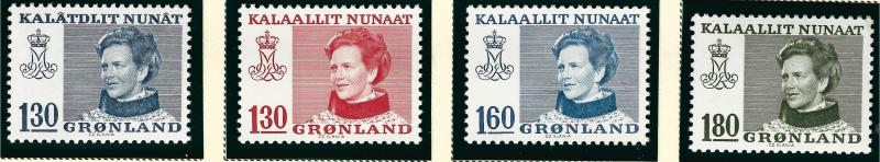 Greenland Slania Scott 94-97  VF MNH SCV $2.60...Nice!