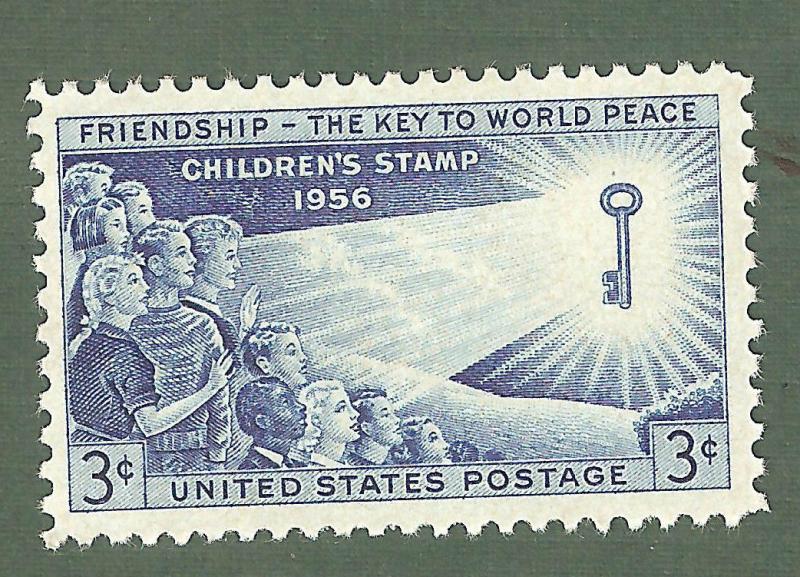 1085 Children Of The World US Single Mint/nh FREE SHIPPING