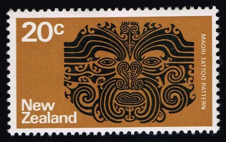 New Zealand #452 Maori Tattoo Pattern; MNH (4Stars)