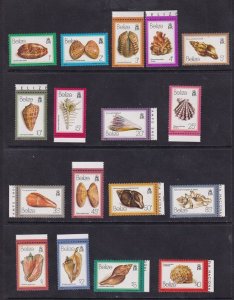 Belize   #471-487  MNH  1980  shells