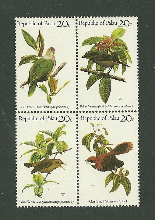 BIRDS - PALAU #8a  MNH