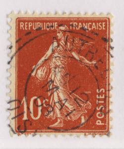 FRANCE - 1908 - CàD FACTEUR-BOÎTIER T.1884  AUTRECHES / OISE  sur Yv.138