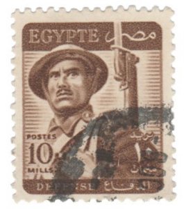 EGYPT 1953 STAMP SCOTT # 327. USED. # 2