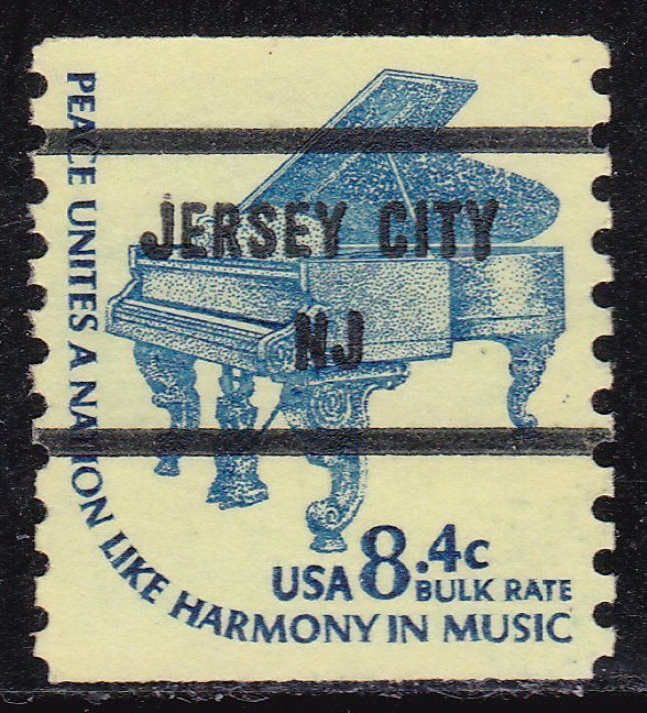 Precancel - Jersey City, NJ PSS 1615C-81 Bureau Issue