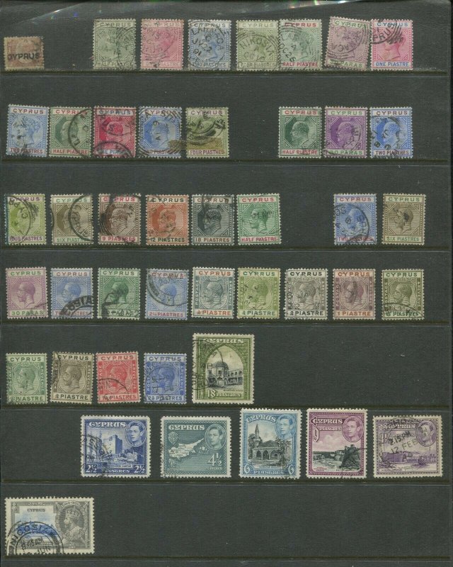 1903-1960 Cyprus Postage Stamp Mixed Variety Mint & Used Collection Value $1,970