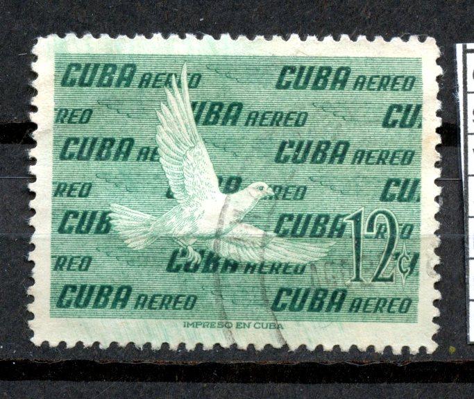 CUBA yr.1960 AIR MAIL PIGEON U  #C205